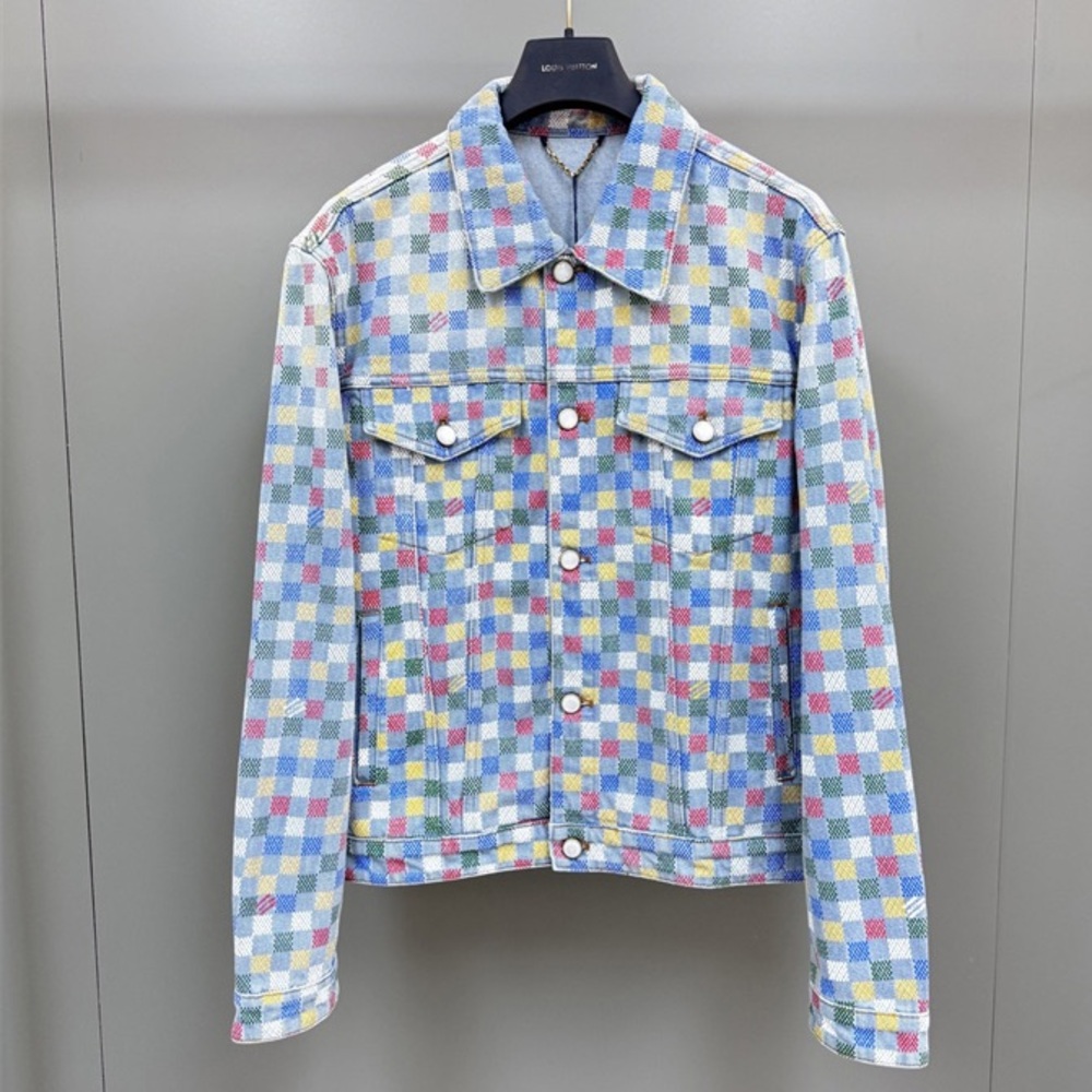 Louis Vuitton Damier Denim Trucker Jacket